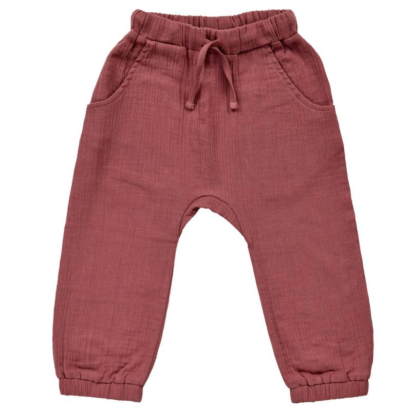 Leichte Musselin Hose altrosa 98/104