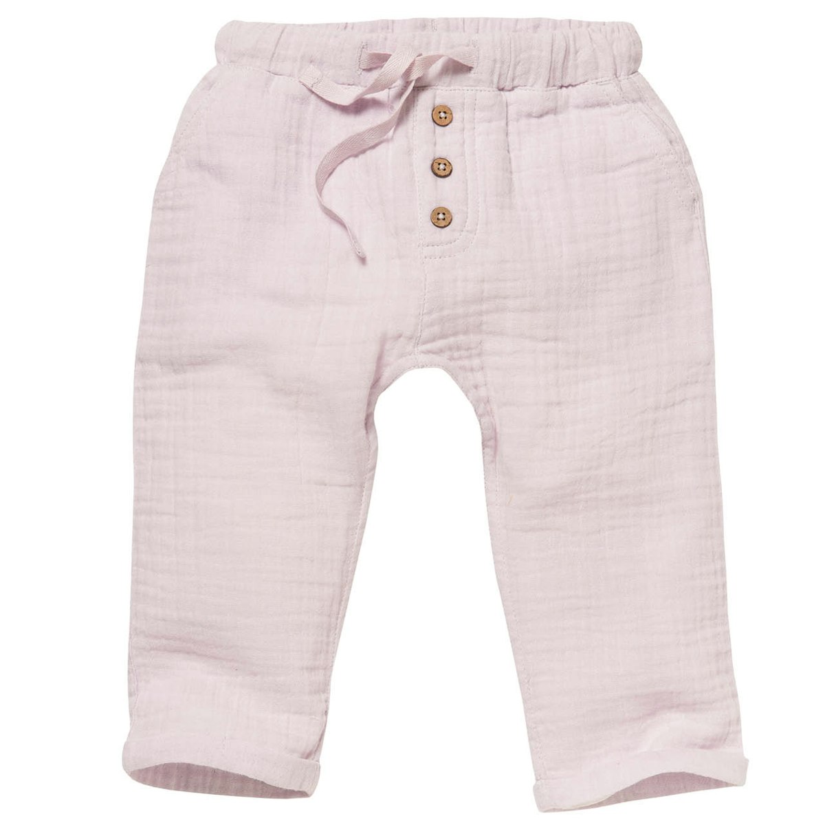 Leichte Musselin Hose flieder 62/68