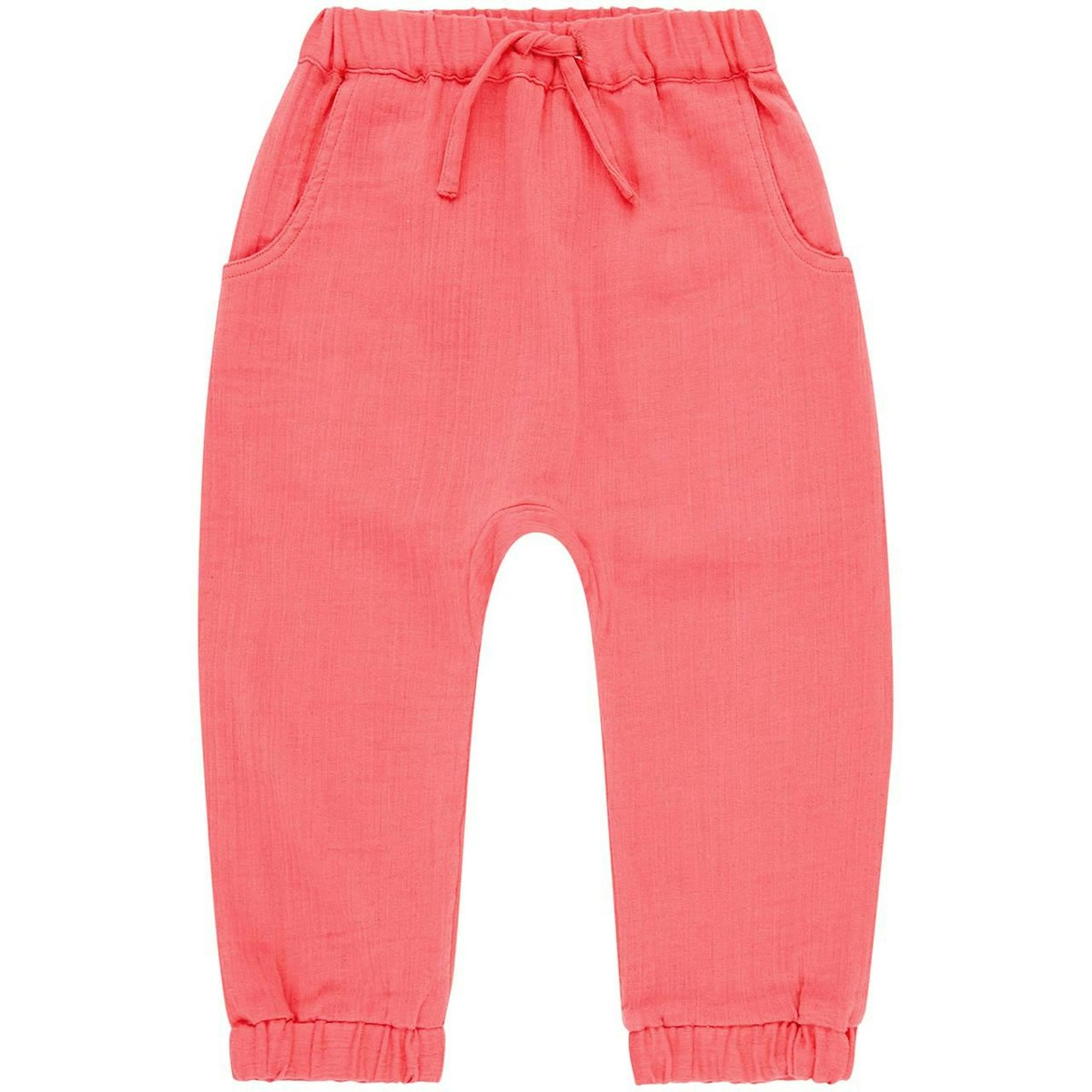 Leichte Musselin Hose koralle-rosa 50/56