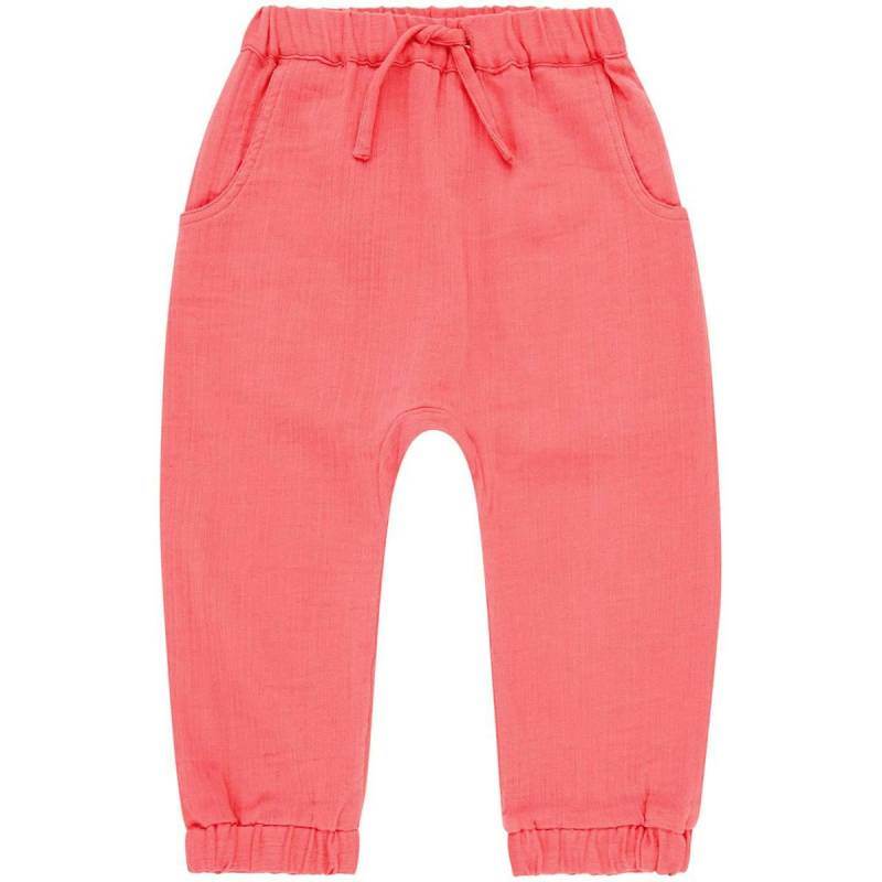 Leichte Musselin Hose koralle-rosa 50/56
