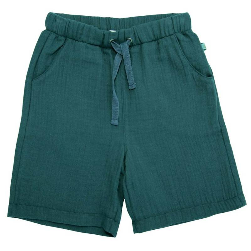 Leichte Musselin Shorts dunkel petrol 104