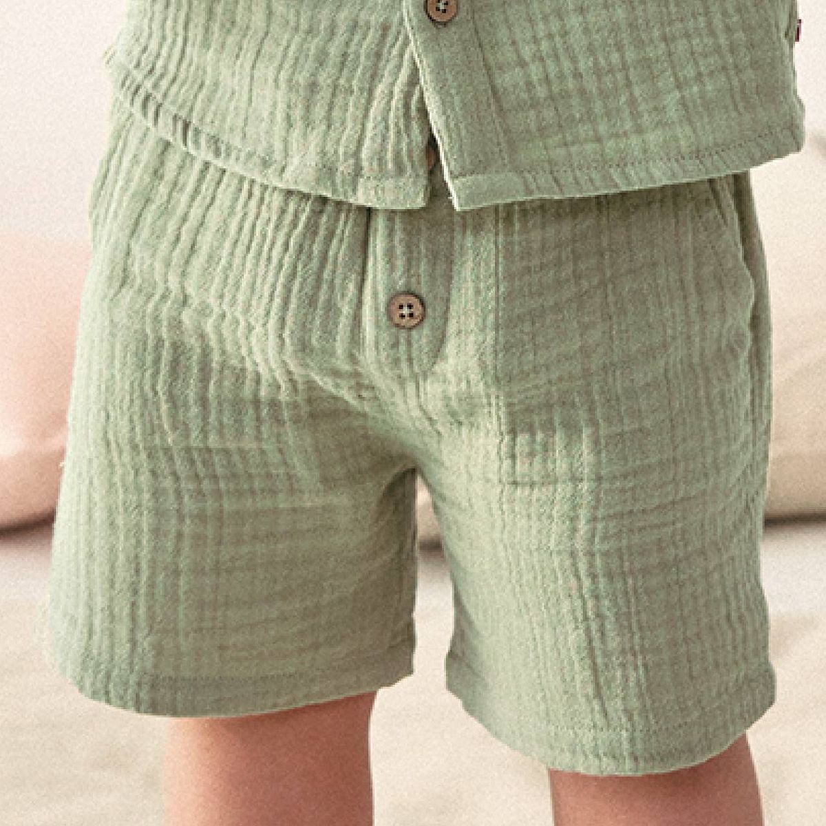 Leichte Musselin Shorts olivgrün 98 Leichte Musselin Shorts olivgrün 98
