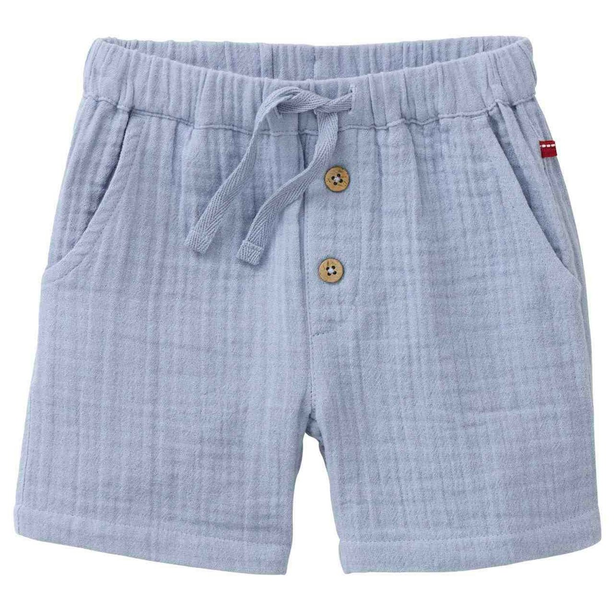 Leichte Musselin Shorts taubenblau 122/128
