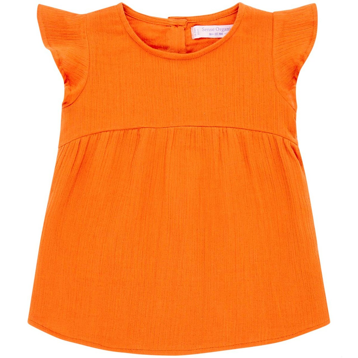 Leichte Musselin Tunika in orange 74/80
