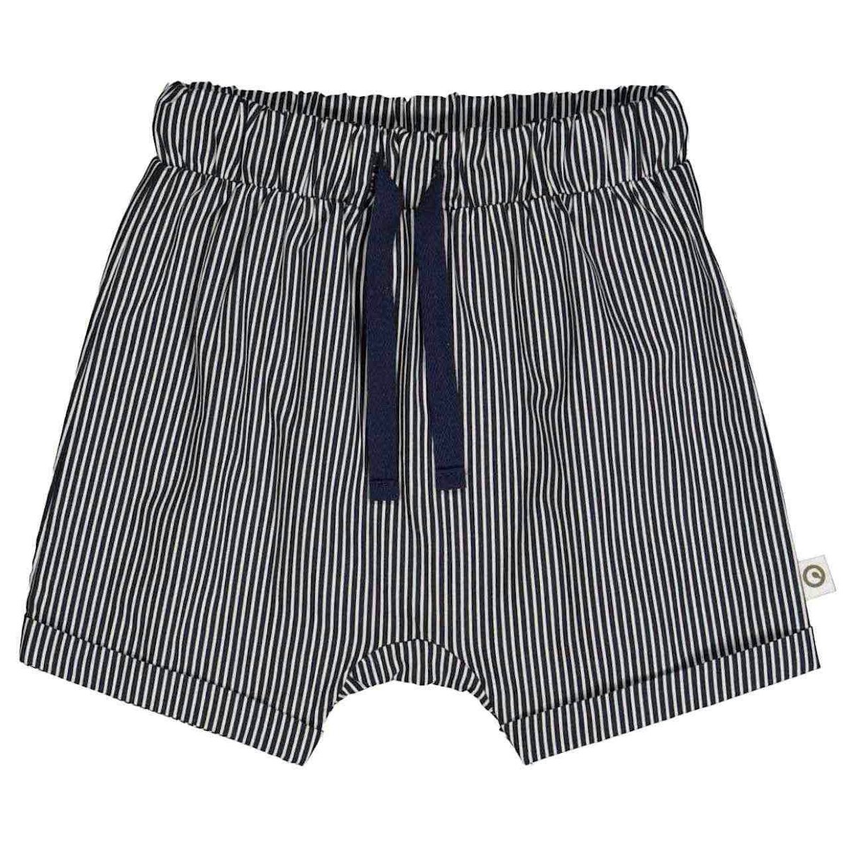 Leichte Popelin Shorts navy gestreift 74