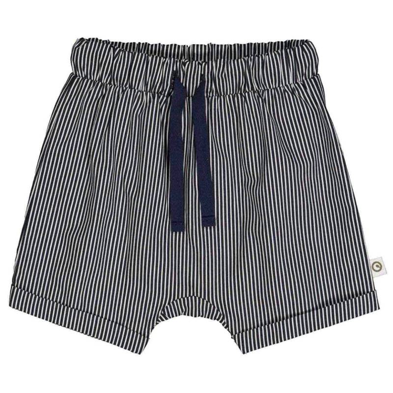 Leichte Popelin Shorts navy gestreift 74