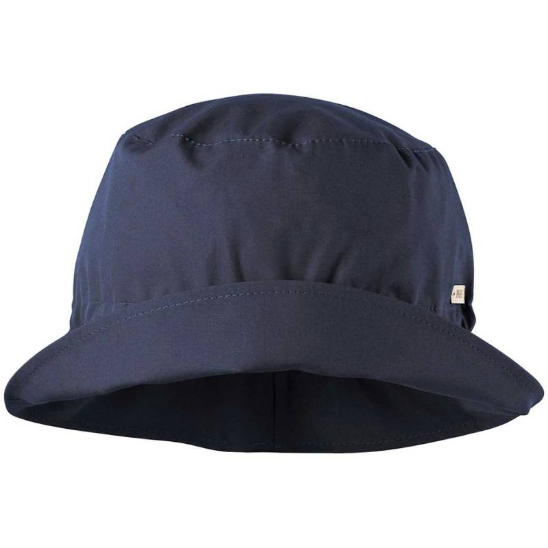 Leichte Popeline Sommermütze uni indigo 47