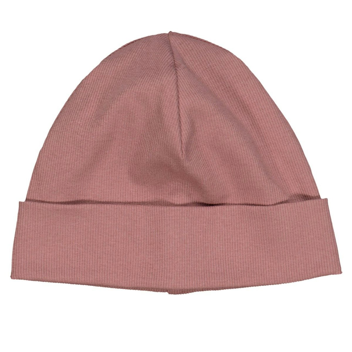 Leichte Rippe Beanie Übergangszeit altrosa 104/110