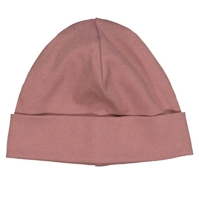 Leichte Rippe Beanie Übergangszeit altrosa 104/110