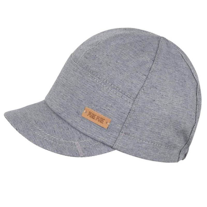 Leichte Schirm-Capi grau-blau 53 Leichte Schirm-Capi grau-blau 53