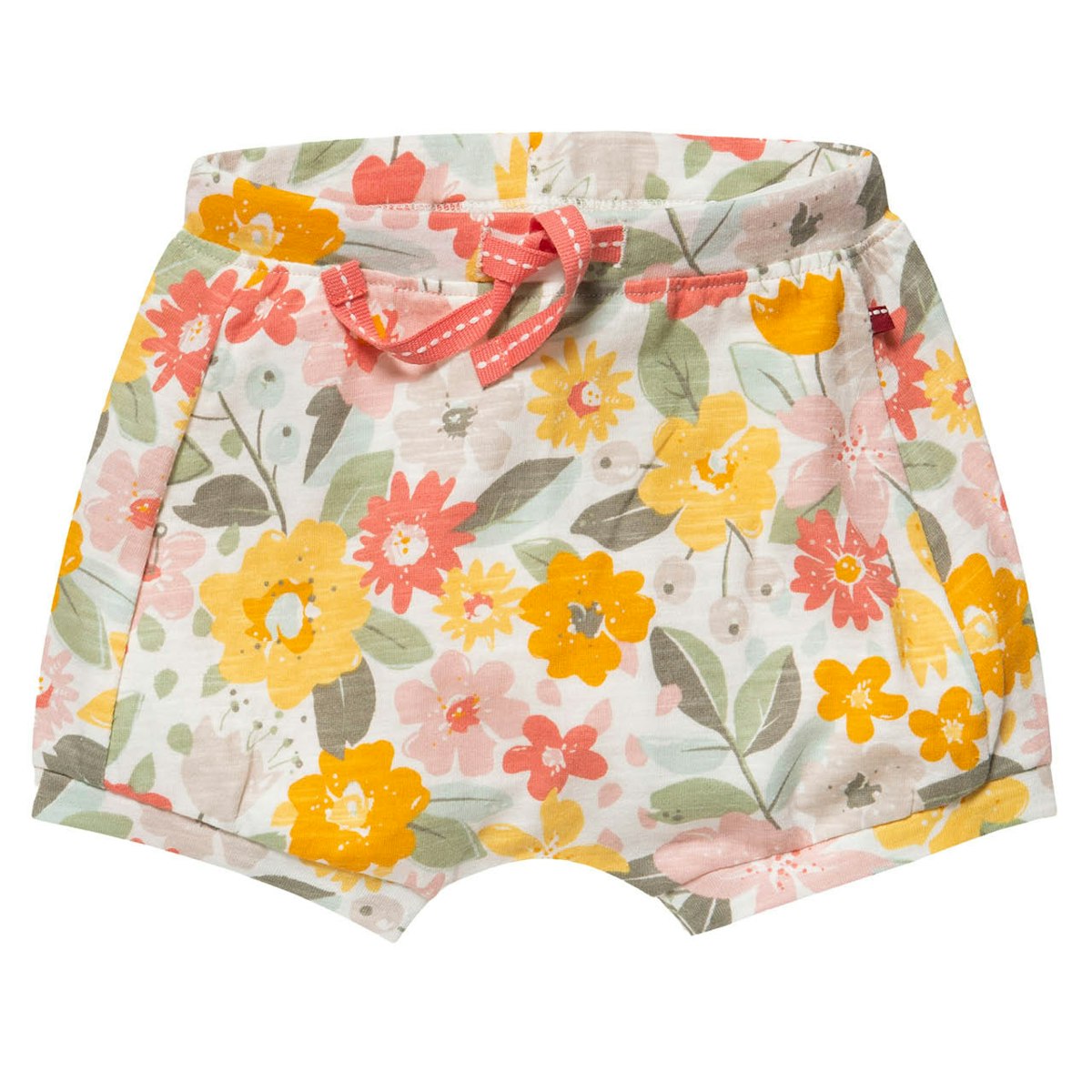 Leichte Shorts Dschungelblumen gelb 74/80