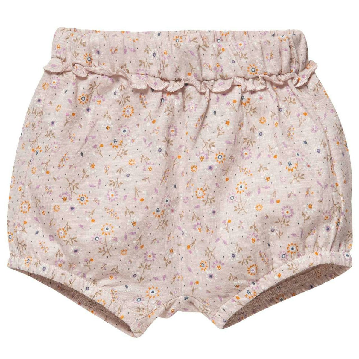 Leichte Shorts Frühlingsblumen hellbeige 98