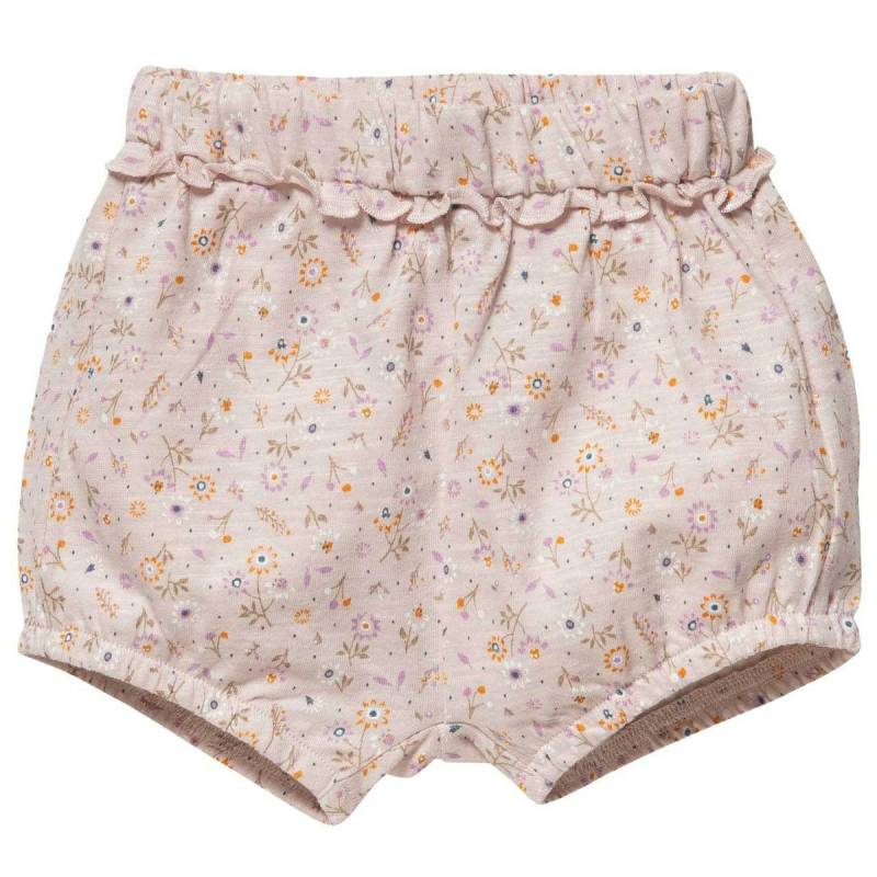 Leichte Shorts Frühlingsblumen hellbeige 98