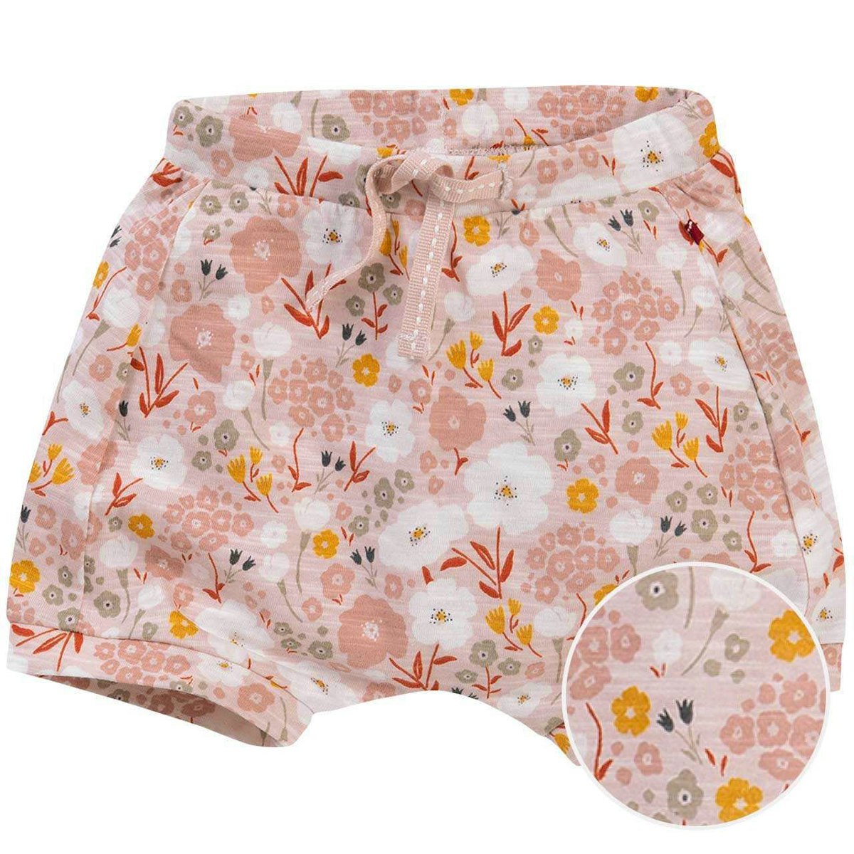 Leichte Shorts Sommerwiese hellrosa 98