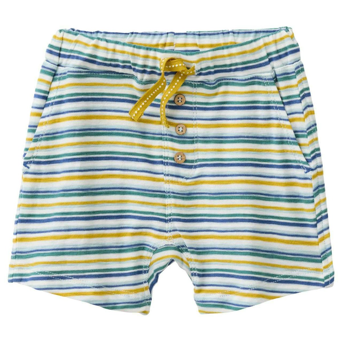 Leichte Shorts bunt geringelt 86/92