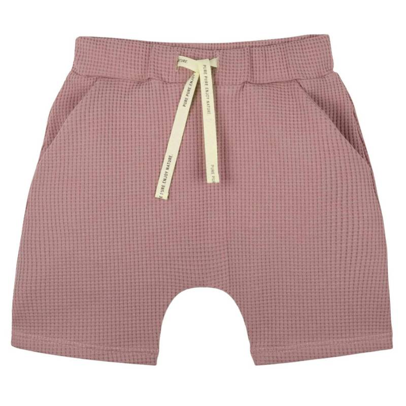 Leichte Shorts in Waffeloptik altrosa 122/128
