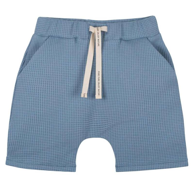 Leichte Shorts in Waffeloptik hellblau 122/128