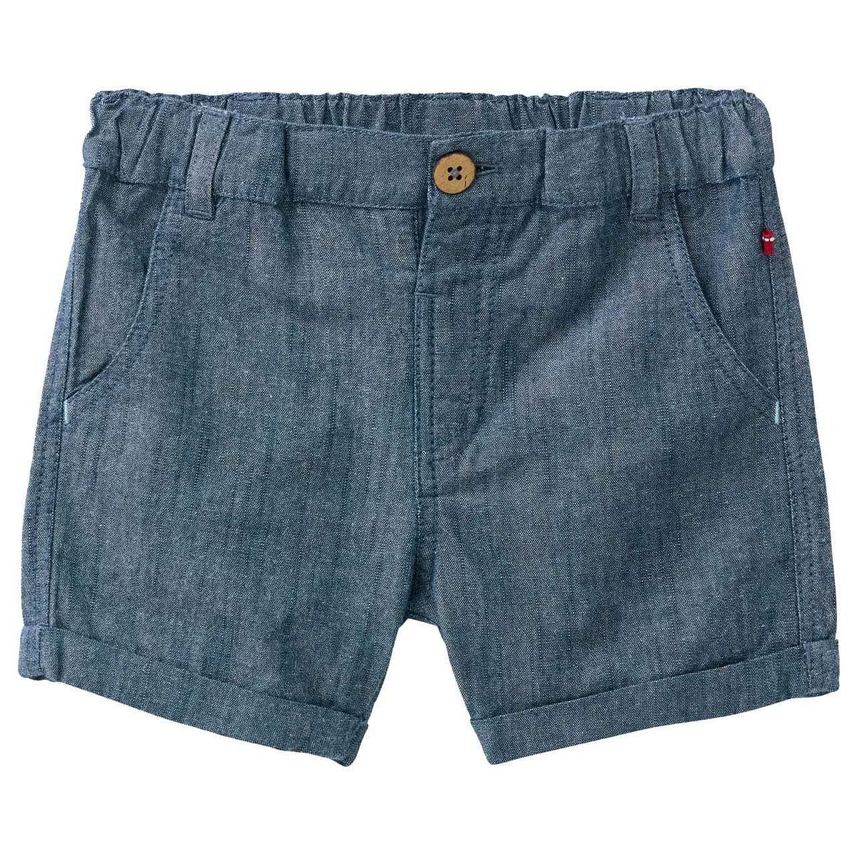 Leichte Shorts jeansblau melange 86/92