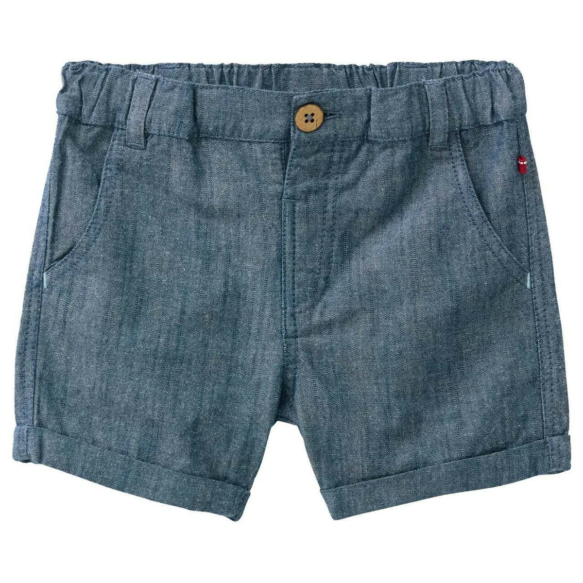 Leichte Shorts jeansblau melange 98