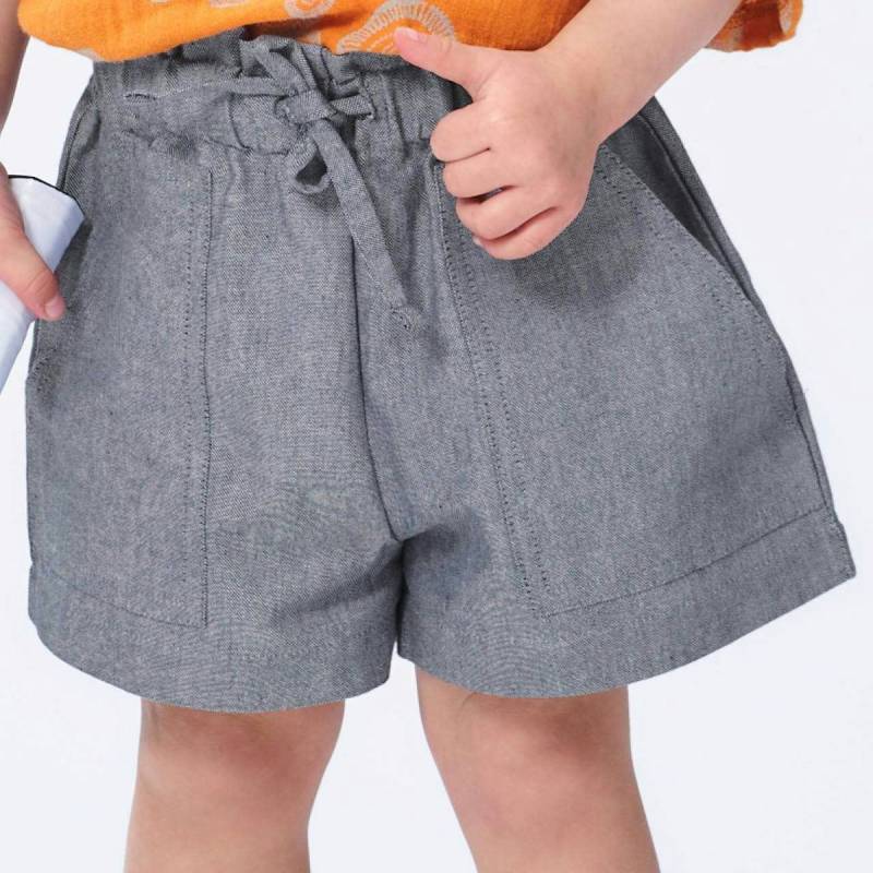 Leichte elegante Mädchen Shorts jeansblau 86/92