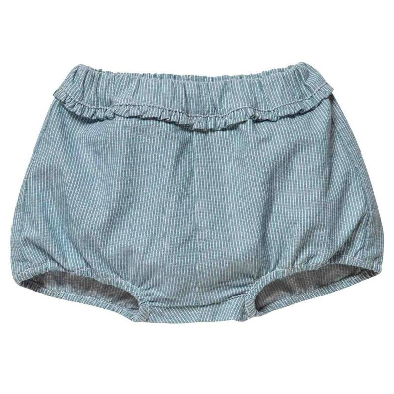 Leichte gewebte Shorts denimblau gestreift 62/68