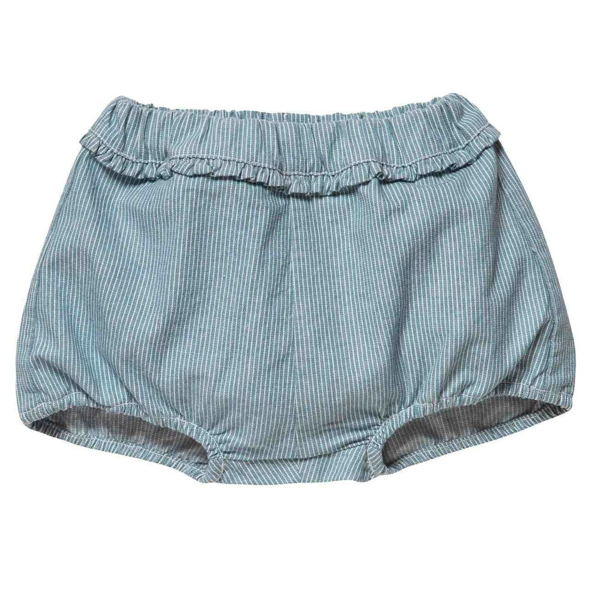 Leichte gewebte Shorts denimblau gestreift 74/80