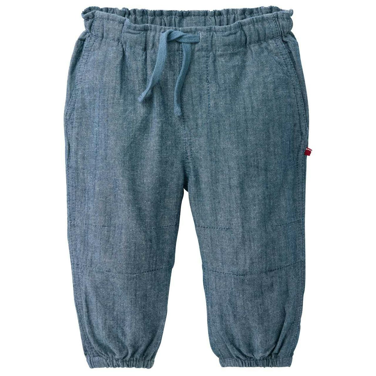Leichte lockere Hose jeansblau melange 104