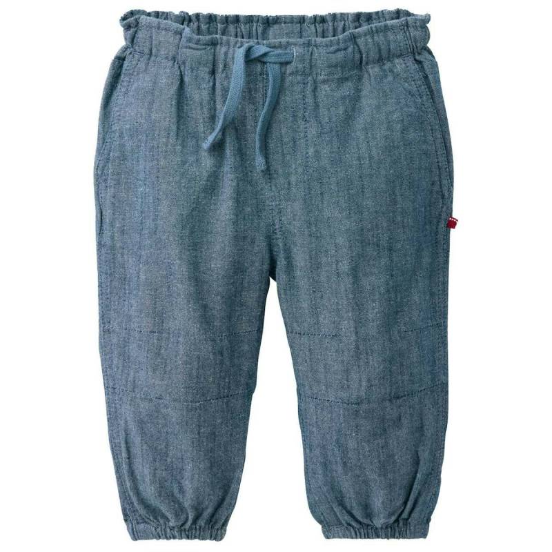 Leichte lockere Hose jeansblau melange 104