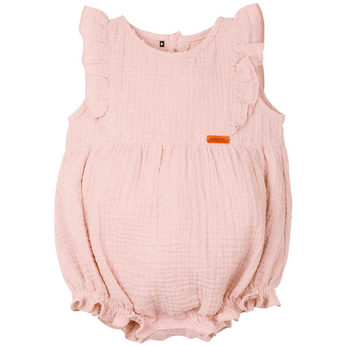 Leichter Beachbody Musselin ohne Arm rosa 74