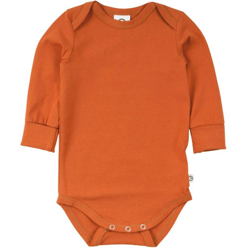 Leichter Body langarm edel rost-orange 56