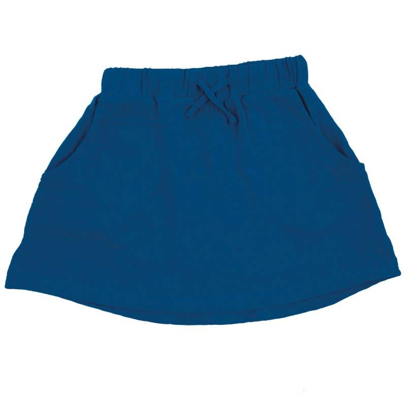 Leichter Musselin Rock blau 122/128