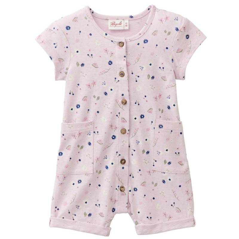 Leichter Sommerblumen Beachbody hellrosa 98