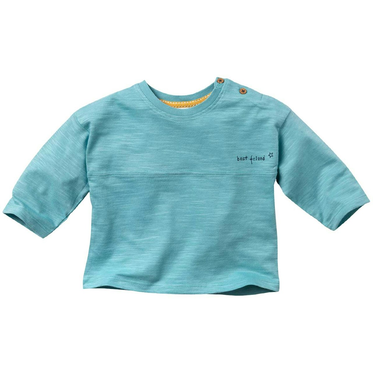 Leichtes Langarmshirt türkis Best Friend 98/104