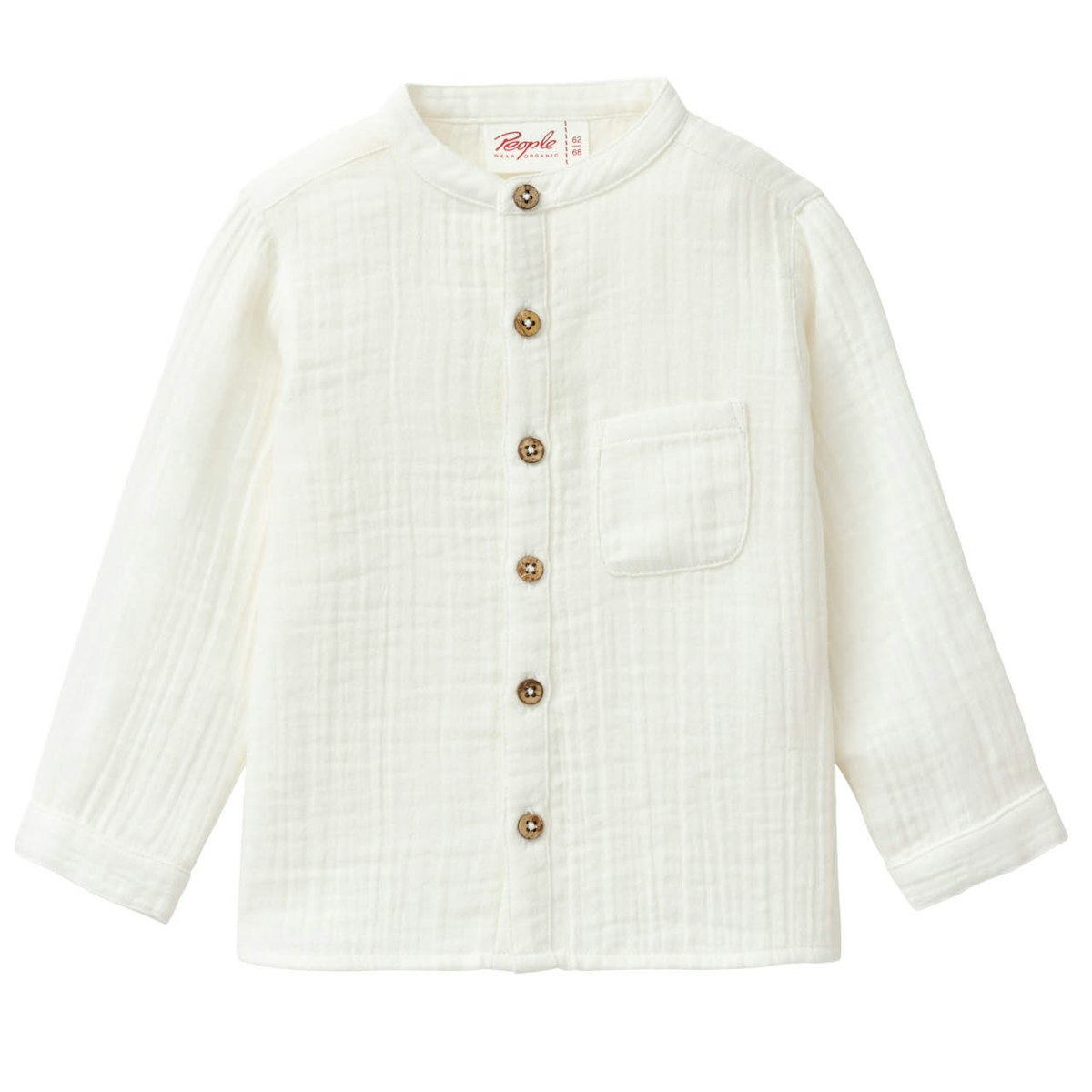 Leichtes Musselin Hemd weiß 98/104