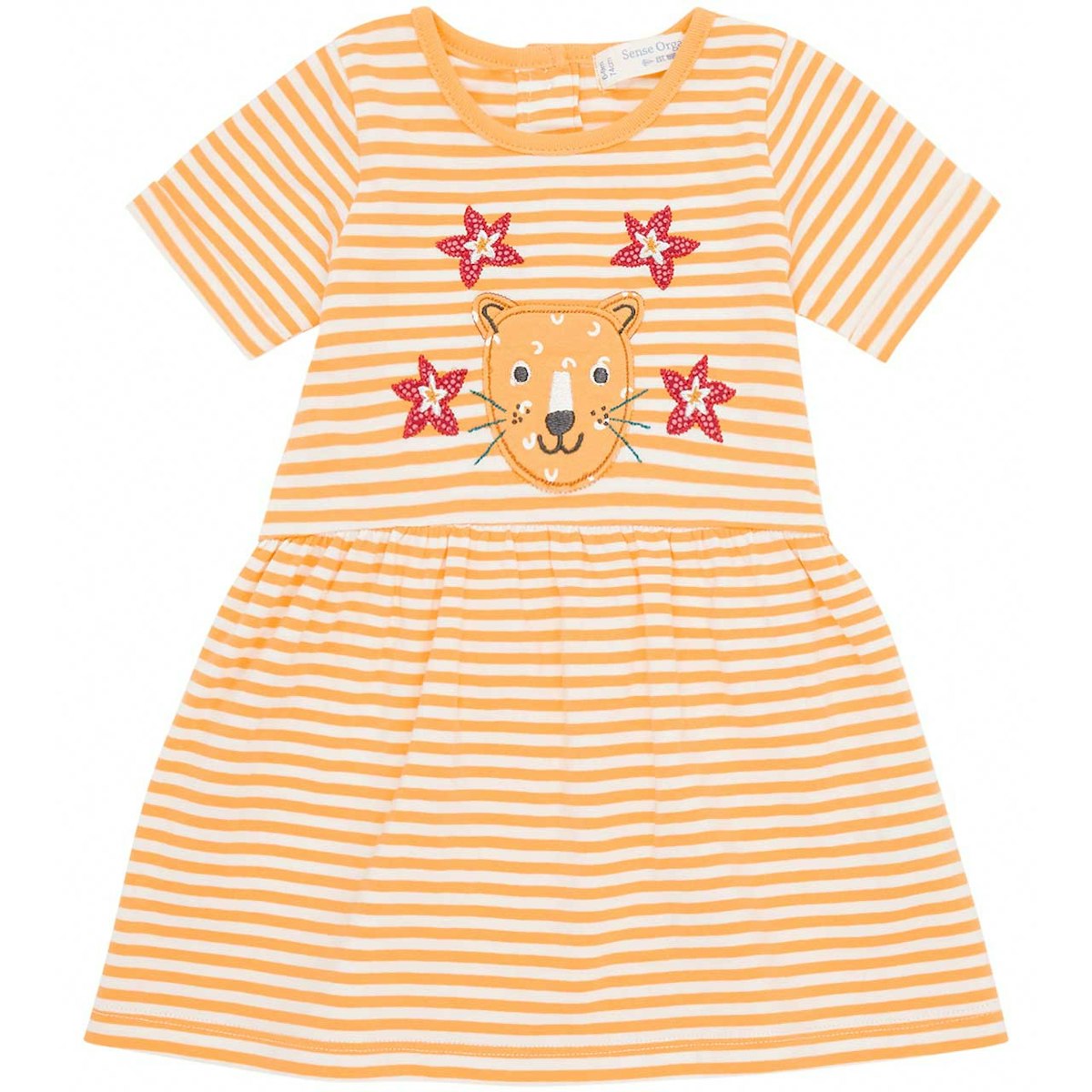 Leichtes Sommer Babykleid Leopard 74/80