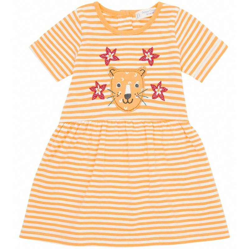Leichtes Sommer Babykleid Leopard 74/80