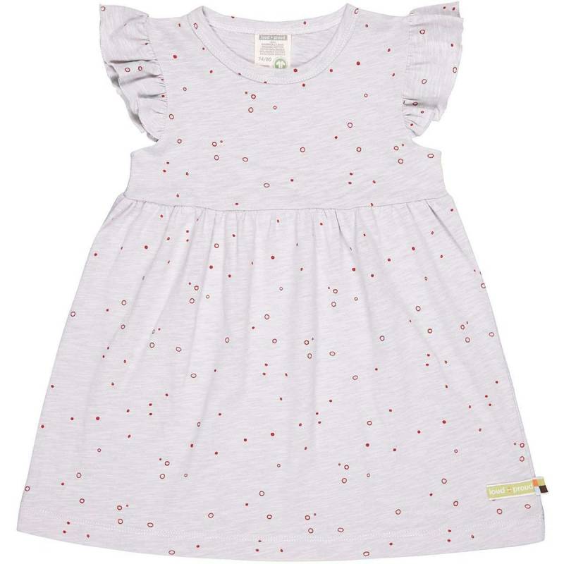 Leichtes Sommerkleid Flügelärmelchen in grau 74/80