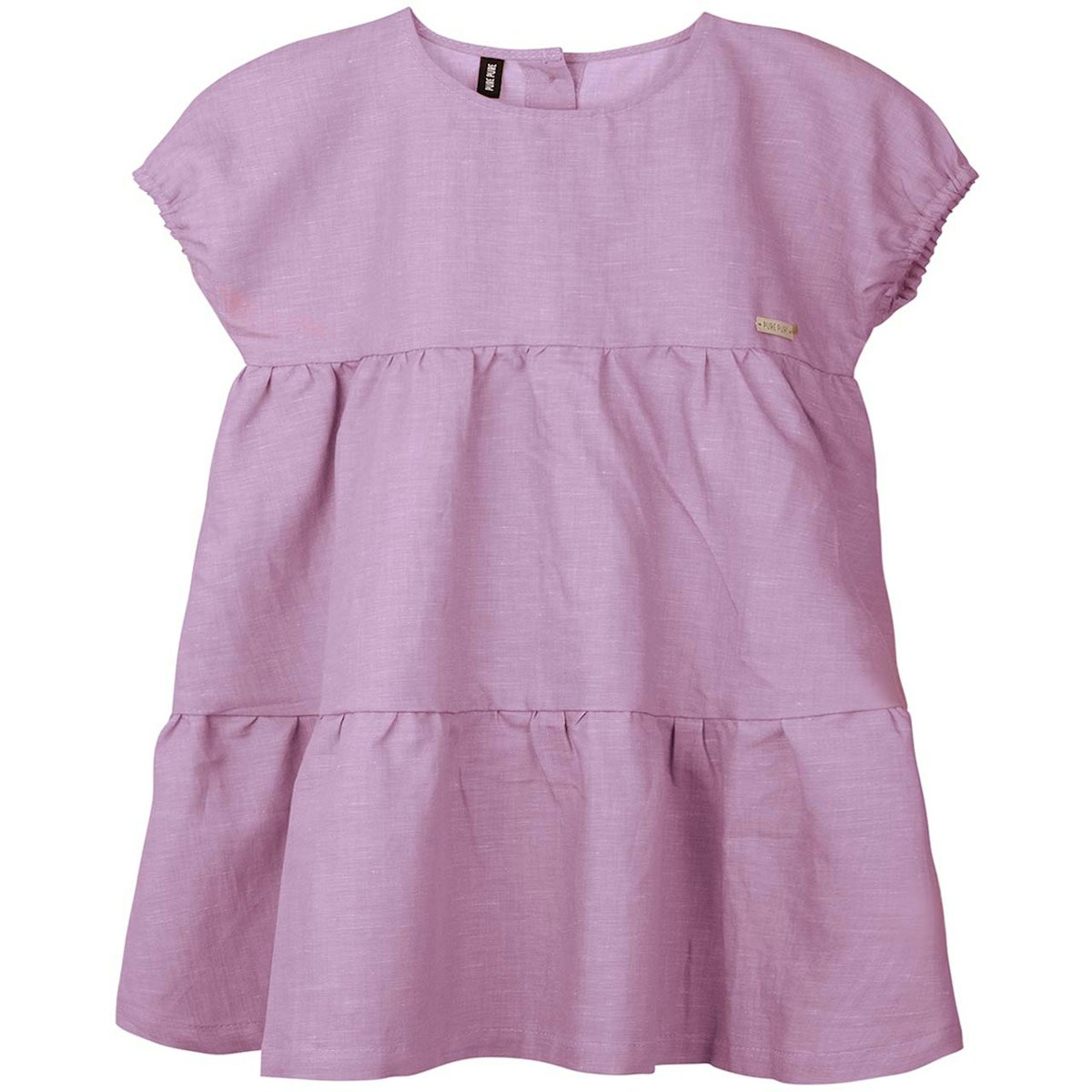 Leichtes Sommerkleid Leinen Baumwolle lavendel 86