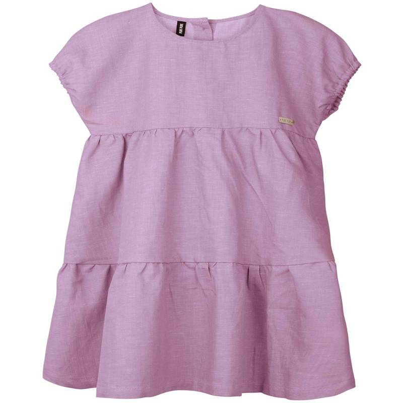 Leichtes Sommerkleid Leinen Baumwolle lavendel 86 Leichtes Sommerkleid Leinen Baumwolle lavendel 86
