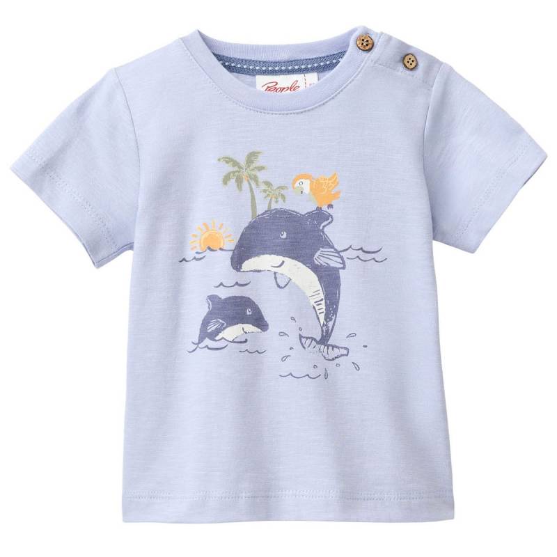 Leichtes T-Shirt Delfin blau 86/92 Leichtes T-Shirt Delfin blau 86/92