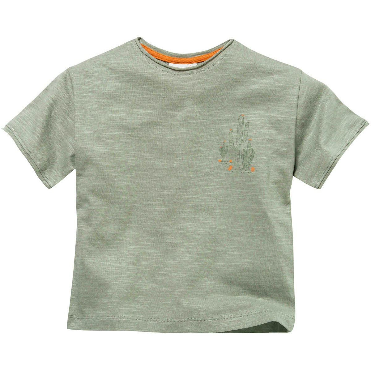 Leichtes T-Shirt Kaktus khaki 98/104