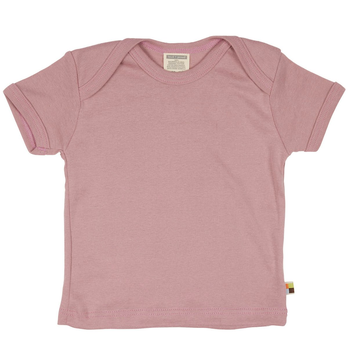 Leichtes T-Shirt Rippe uni rosa 158/164