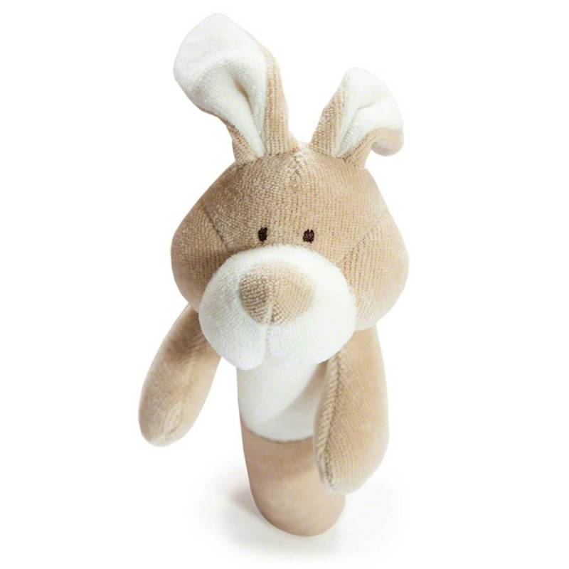 Leise Rassel mit Knisterfolie und Metallrassel vegan