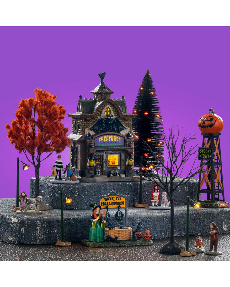 Lemax Spooky Town - Kreaturen der Nacht Zoohandlung Set