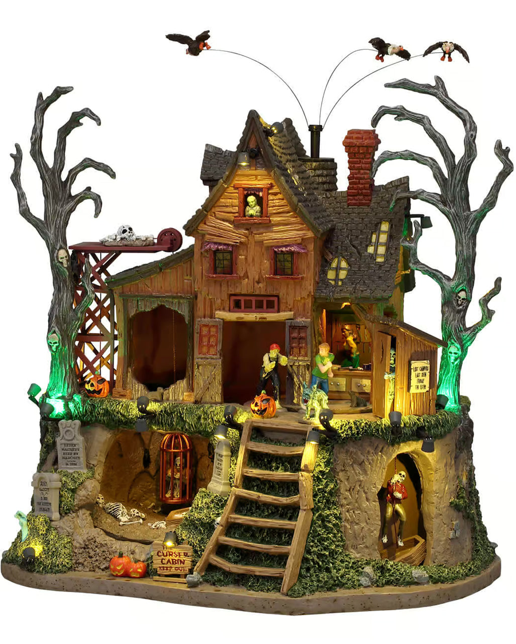 Lemax Spooky Town - The Cursed Cabin