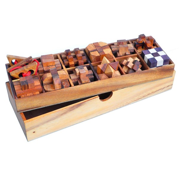 Leonardo's Mind Puzzles: Holz-Set 12 in 1