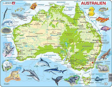 Lernkarte - Australien Lernkarte - Australien