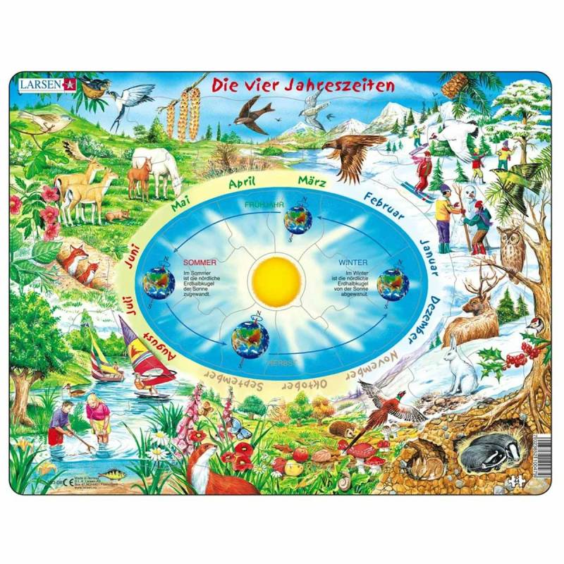 Lernpuzzle Jahreszeiten für Kinder ab 5 Jahre Lernpuzzle Jahreszeiten für Kinder ab 5 Jahre