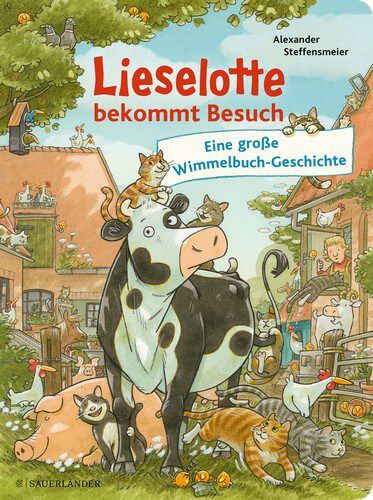 Lieselotte bekommt Besuch - Eine große Wimmelbuch-Geschichte - Pappbilderbuch Lieselotte bekommt Besuch - Eine große Wimmelbuch-Geschichte - Pappbilderbuch