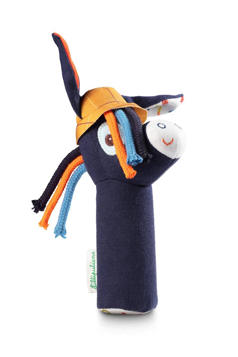 Lilliputiens - Esel Beißstab/rassel Lilliputiens - Esel Beißstab/rassel